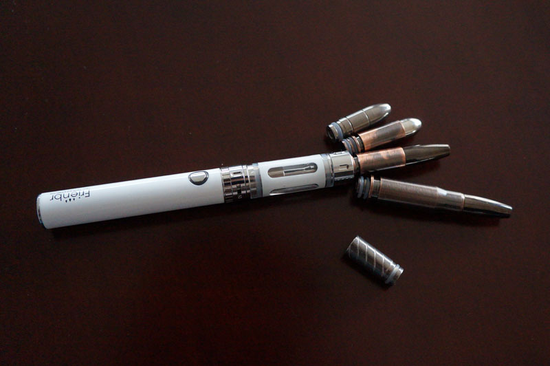 【電子タバコ用ドリップチップ】バレット型ドリップチップ 510型対応 ステンレス製　弾丸　2.JPG