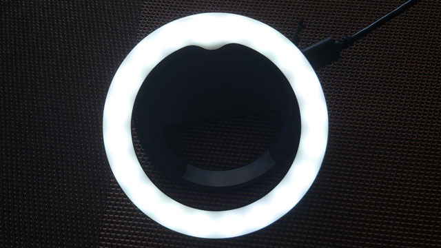 ナカバヤシ USB充電式LEDリングライト (4).JPG
