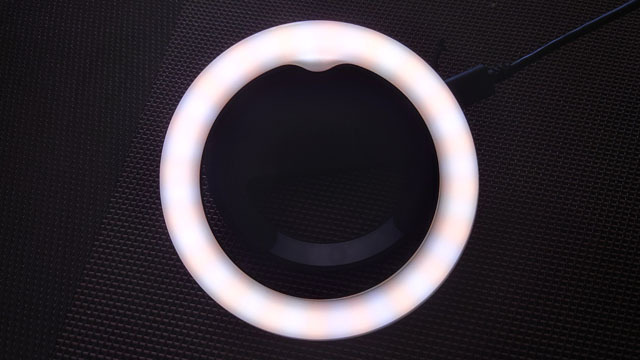 ナカバヤシ USB充電式LEDリングライト (5).JPG