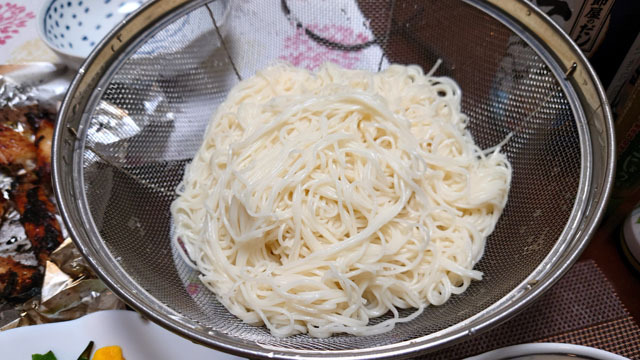 ワイルドな素麺.JPG