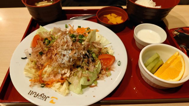 蒸し鶏と釜揚げしらすのポン酢かけ定食 (2).JPG