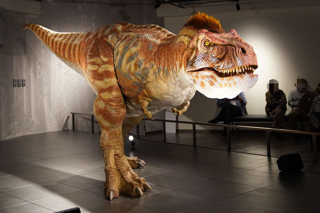長崎市恐竜博物館 -ティラノサウルス科復元ロボット (4).JPG